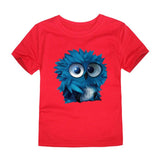 3D Cartoon Owl T-Shirt