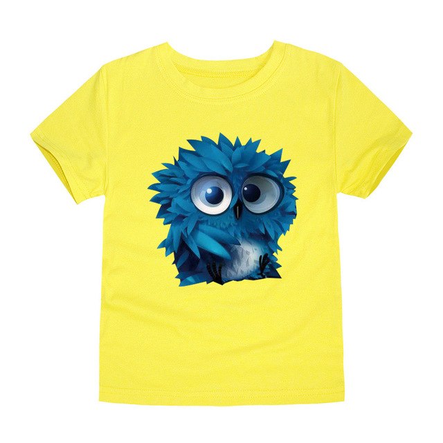 3D Cartoon Owl T-Shirt