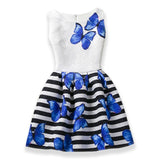 Butterfly Petal Print Dress