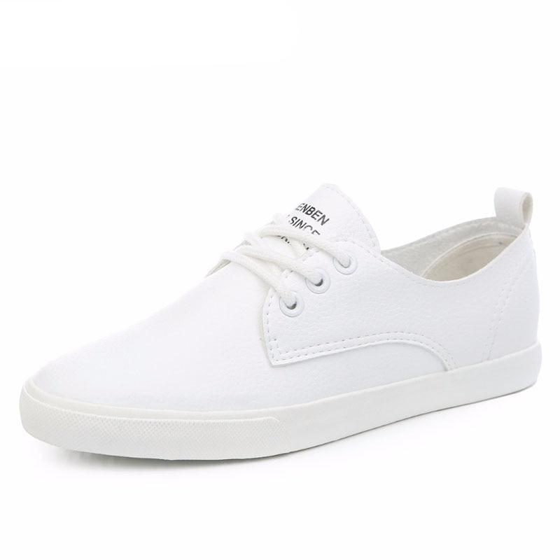 Casual Leather Lace-Up Loafers