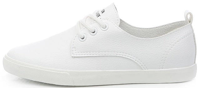 Casual Leather Lace-Up Loafers