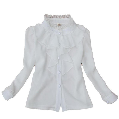 Pan Collar Lace Blouse