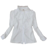 Pan Collar Lace Blouse