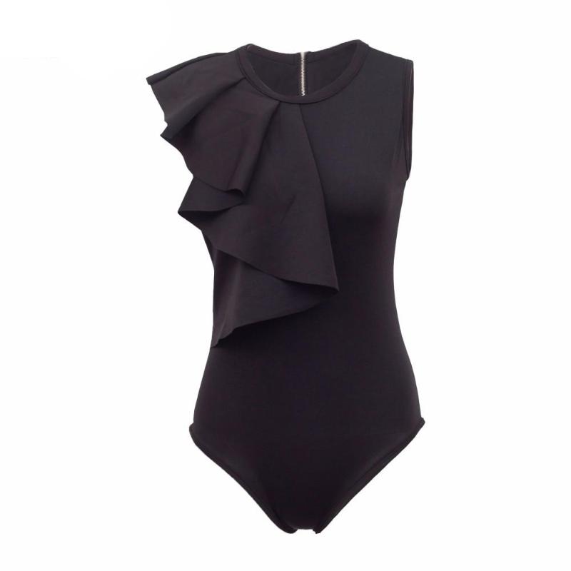 Elegant Oblique Fashion Romper