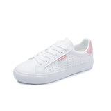 Breathable Lace-Up Casual Sneakers