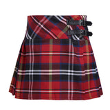 Tartan Dual Buckle Skirt