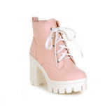 Fashionable High-Heel Snow Boots