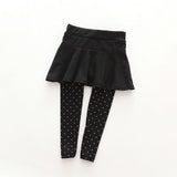 Polka Dot Skirt Leggings