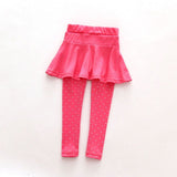 Polka Dot Skirt Leggings