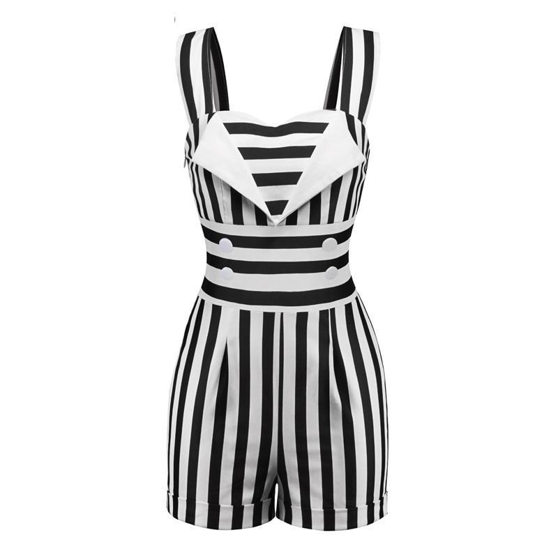Striped Vintage Playsuit
