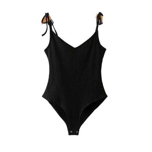 Sleeveless V-Neck Summer Romper