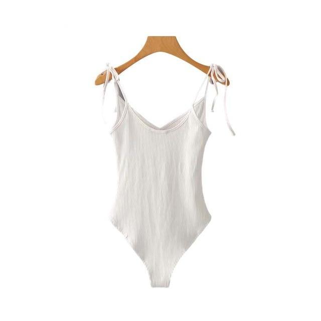 Sleeveless V-Neck Summer Romper