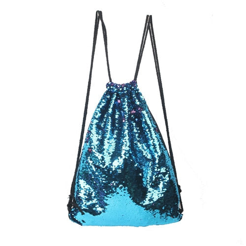 Shimmer Changeable Glitter Drawstring Bag