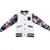 Floral Baseball Jacket