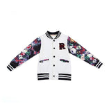 Floral Baseball Jacket