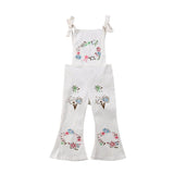 Floral Pattern Wide Leg Jumpsuit