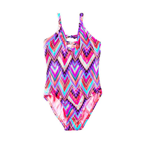 One Piece Mosaic Swimsuit