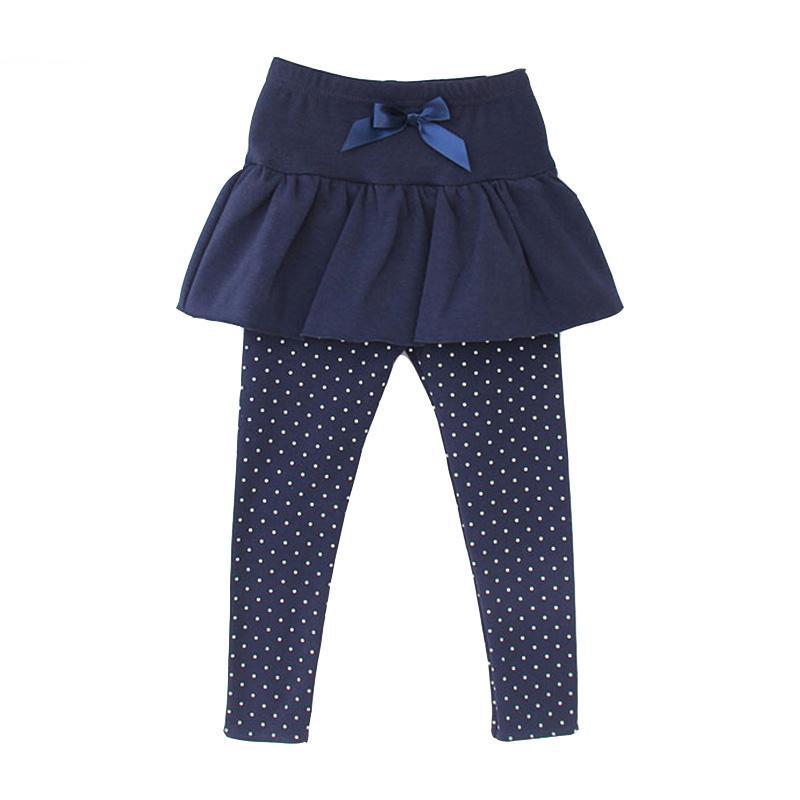 Polka Dot Skirt Leggings