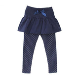 Polka Dot Skirt Leggings