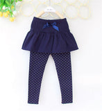 Polka Dot Skirt Leggings