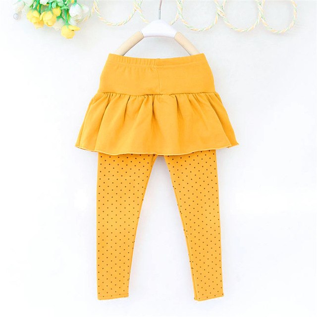 Polka Dot Skirt Leggings