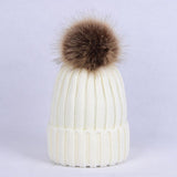 Knitted Pom Pom Winter Beanie
