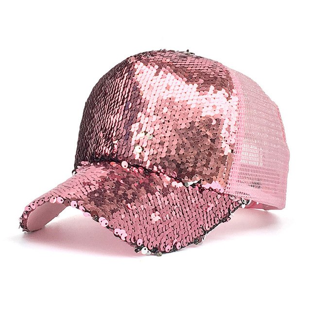 Shimmer Glitter Breathable Mesh Cap