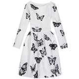 Butterfly Design Cotton Dress